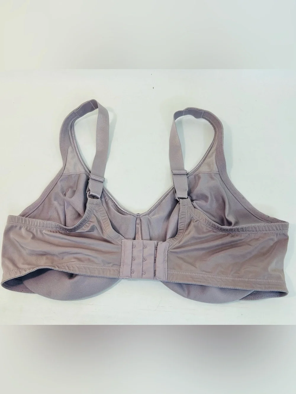 Olga Signature Support Cushion Underwire Unlined Full Coverage Bra Lavender 40DD - Picture 5 of 9